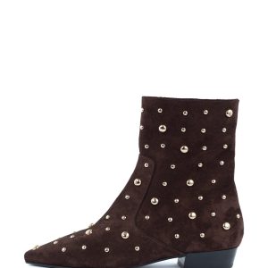 babouche | Enkellaars Donker Bruin