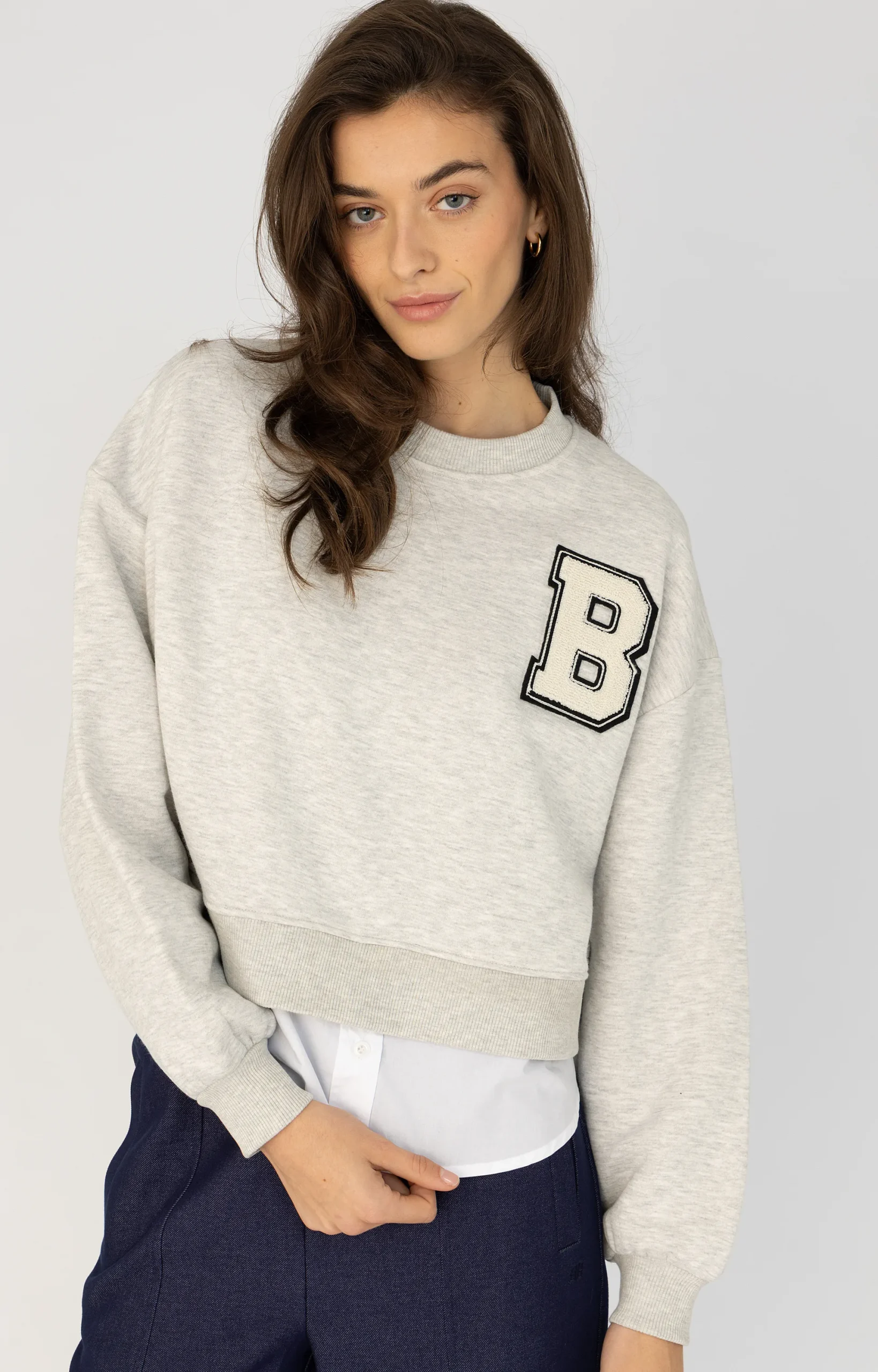 Anna Blue Dames Sweater Chesa