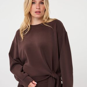 Esqualo Sweater Modal knot detail